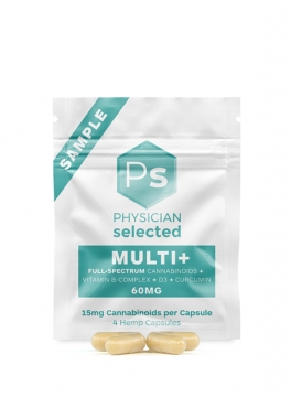 Multi+ 15mg Full Spectrum CBD Capsules - 4 Count