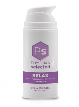 RELAX CBD Hemp Lotion with Lavender 300mg
