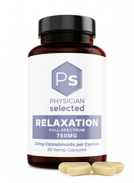 Relaxation 750mg Full Spectrum CBD Capsules